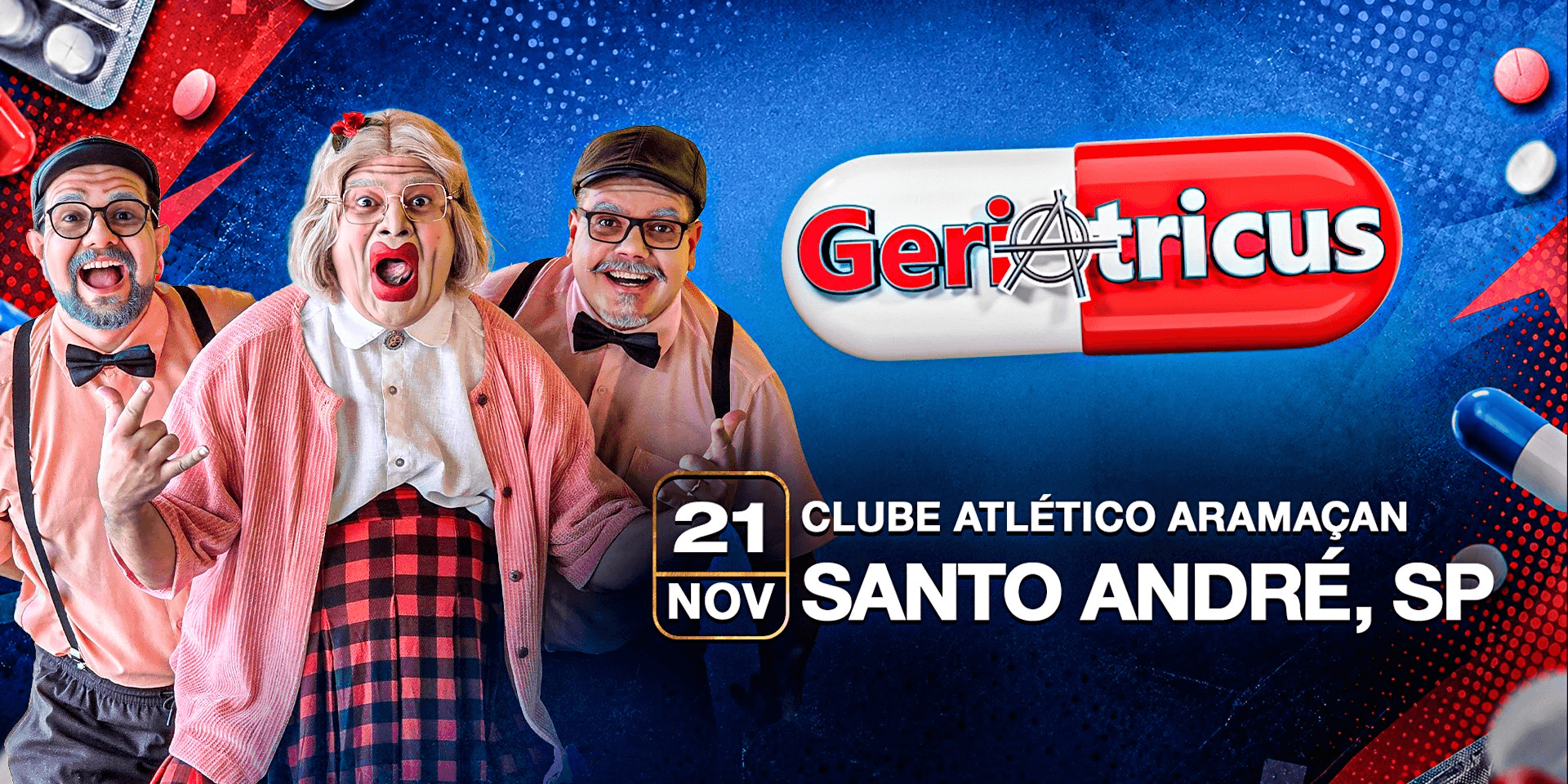 Banner do evento Geriatricus em Santo André
