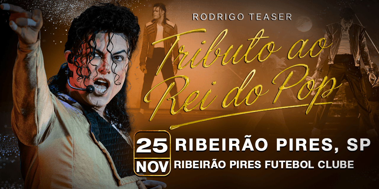 Banner do evento Rodrigo Teaser em Ribeirão Pires