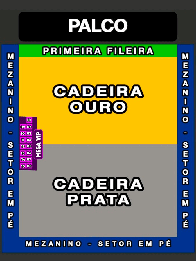 Mapa do evento - Rodrigo Teaser em Piracicaba